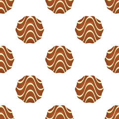 Pattern homemade cookie different taste in pastry biscuit