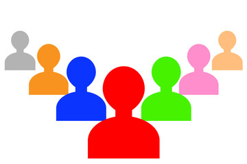 A team for the company's project accomplishment.
Business icon.