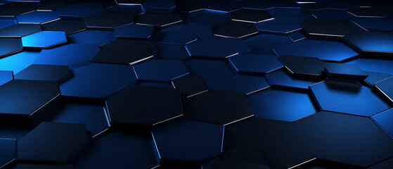 Fototapeta premium abstract background with hexagons