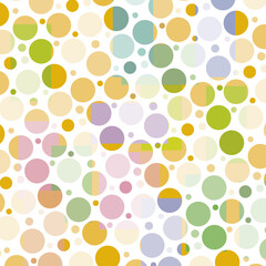 Colorful Geometric Confetti Polka Dot Design