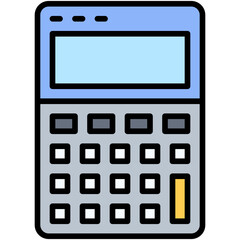 Calculator icon, High school related vector illustration