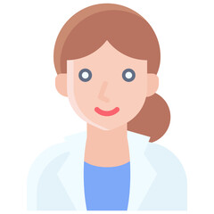 Science teacher icon, High school related vector illustration
