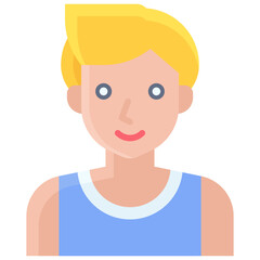 Sportsman icon, High school related vector illustration