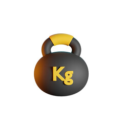KETTLE BELL 3D RENDER ISOLATED IMAGES