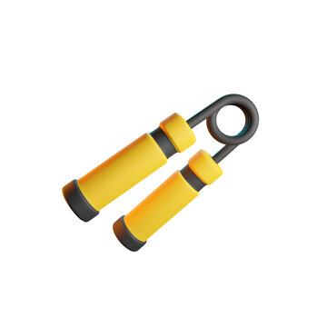 HAND GRIPPER 3D RENDER ISOLATED IMAGES