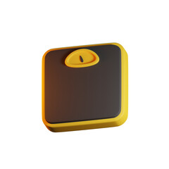 WEIGHT SCALE 3D RENDER ISOLATED IMAGES