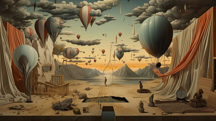 Obraz premium Beyond Spacetime Art Series by 1B42L8