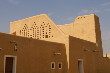 Al Diriyah old capital . Riyadh Saudi Arabia - Diriyah ruins - Saudi culture. National day