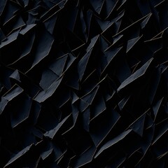 Photo of Folded paper on a black background