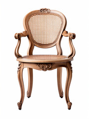 Classic arm chair isolated on white background
