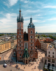 Fototapeta na wymiar Bazylika Mariacka CRACOW