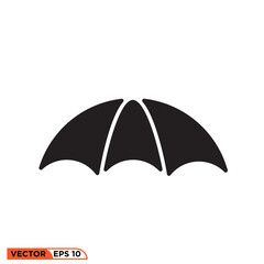 Umbrella icon vector graphic of template
