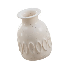 3D Modern Vases Pot. icon isolated on white background. 3d rendering illustration