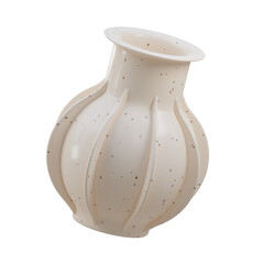 3D Modern Vases Pot. icon isolated on white background. 3d rendering illustration