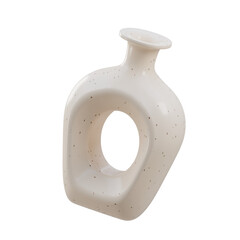 3D Modern Vases Pot. icon isolated on white background. 3d rendering illustration