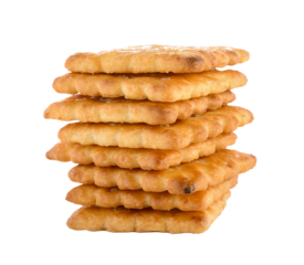 stack of butter biscuits on transparent png