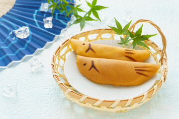 夏の訪れを告げる和菓子「若鮎」