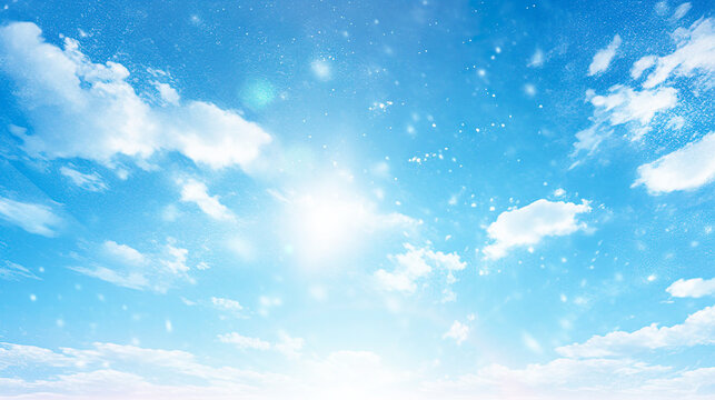 青空のイラスト　Generative AI