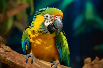 Obraz premium cute and unique parrot animal , Generative AI 