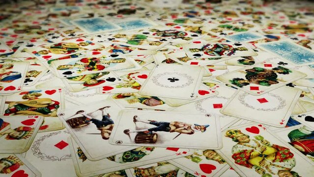 Loop Playing Cards Background