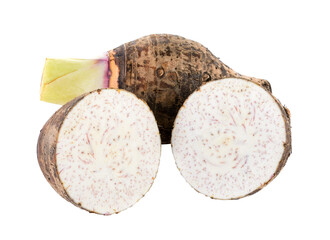 taro root on transparent png