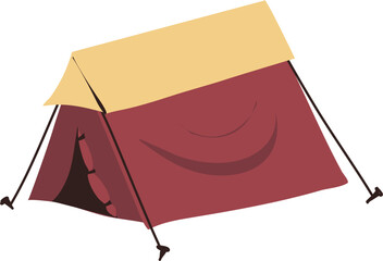 Camping tent Illustration 