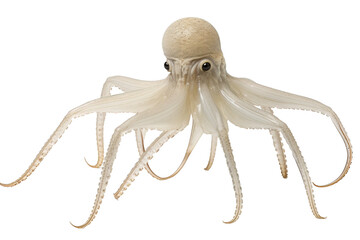Fototapeta premium Squid, Transparent background. generative AI