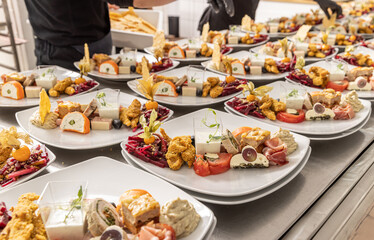 Appetizer served on a plate