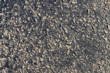 Close up of an asphalt road