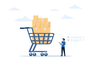 buying company equipment, Procurement and asset management, auditing and checking prices and depreciation, managing or goods and services, entrepreneur procurement manager checking supply assets.