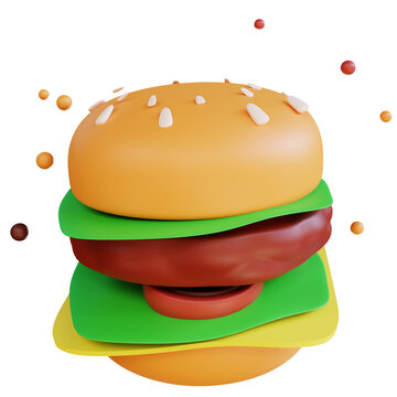 3D icon Fastfood