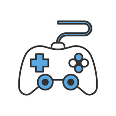 Gamepad icon vector on trendy design