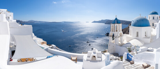 Summer vacation in Oia, Santorini, Greece