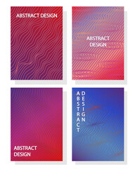 Design for the cover, A4 format. Gradient abstract background.