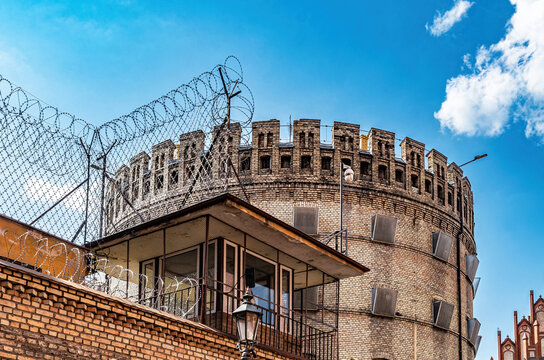 Ancient prison in the medieval tower in Torun