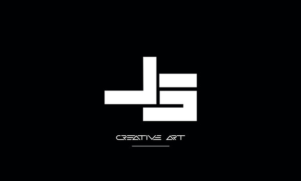 SJ, JS, S, J abstract letters logo monogram