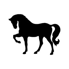 Horse Icon, Vector, Silhouette