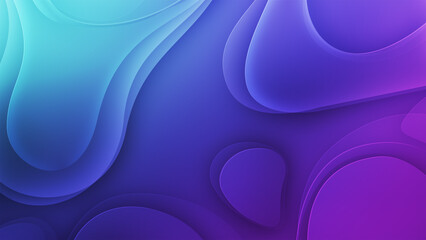 Bright bluish background with gradients and volume abstract juicy background