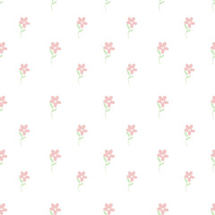 seamless pattern with flowers 