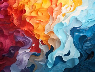 Abstract liquid background