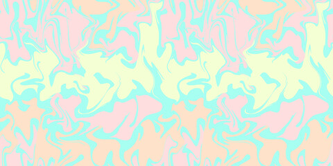 Colorful Seamless abstract marble pattern illustration, Liquid marble mood high contrast color. Design for fashion, wallpaper, web, wrapping, and all prints.