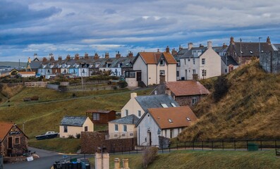 Obraz premium Houses in a village