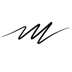 Obraz premium Hand Drawn Zigzag Line