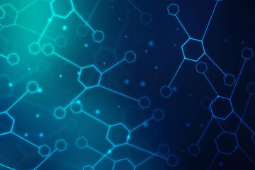 2D illustration medical structure background