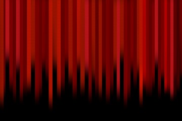 Red pattern composed of different lines on black background, different shades of red. Wallpaper