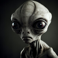 Portrait of Alien - AI Generative - Midjourney