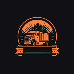 Trucking Company Vector Logo