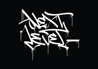 NEXT LEVEL word graffiti tag