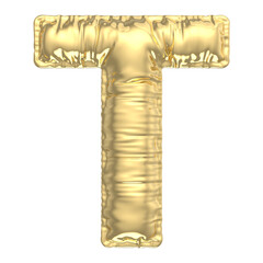 Balloon Font With Number 3D Render