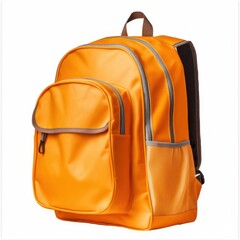 School backpack isolated Illustration AI Generative.